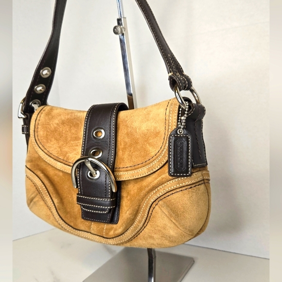 Coach Soho Buckle Suede Shoulder Bag F10917 - Picture 2 of 11
